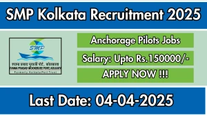 SMP Kolkata Anchorage Pilots Recruitment 2025 - Apply Offline