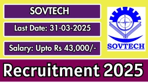 SOVTECH Recruitment 2025 - Apply Online for 06 System Engineer, Helpdesk Executive and Other Posts