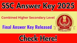 SSC CHSL Final Answer Key 2025 Available for the Download Answer Key PDF at ssc.gov.in