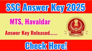 SSC MTS, Havaldar Answer Key 2025 Available for the Download Answer Key PDF at ssc.gov.in SSC MTS, Havaldar Answer Key 2025 Available for the Download Answer Key PDF at ssc.gov.in