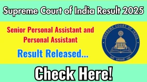 Supreme Court of India SPA and PA Result 2025 Announced. Direct Link to Check Supreme Court of India Senior Personal Assistant and Personal Assistant Result 2025 sci.gov.in Supreme Court of India SPA and PA Result 2025 Announced. Direct Link to Check Supreme Court of India Senior Personal Assistant and Personal Assistant Result 2025 sci.gov.in