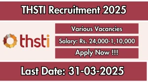 THSTI Field Assistant, Staff Nurse and Other Recruitment 2025 - Apply Online for 10 Posts
