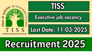 TISS Executive Recruitment 2025 - Apply Online