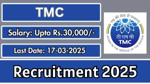 TMC DEO Recruitment 2025 – Walk in
