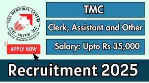 TMC Recruitment 2025 – Walk in for 15 Clerk, Assistant and Other Posts