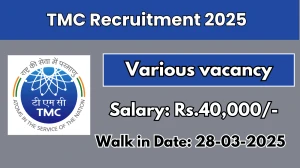 TMC Research Staff, DEO, Fieldworker Recruitment 2025 – Walk in