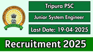 TPSC Junior System Engineer Recruitment 2025 - Apply Online for 02 Posts