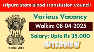 Tripura Health Department Recruitment 2025 – Walk in for Assistant Director, Junior Accountant and Other Posts