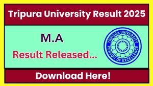 Tripura University Result 2025 Released at tripurauniv.ac.in Direct Link to Download 1st and 3th Semester Result