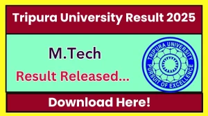 Tripura University Result 2025 Released at tripurauniv.ac.in Direct Link to Download 2nd Semester Result Tripura University Result 2025 Released at tripurauniv.ac.in Direct Link to Download 2nd Semester Result