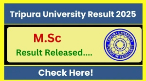 Tripura University Result 2025 Released at tripurauniv.ac.in Direct Link to Download 3rd Semester Result