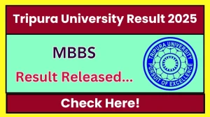 Tripura University Result 2025 Released at tripurauniv.ac.in Direct Link to Download UG Course Result Tripura University Result 2025 Released at tripurauniv.ac.in Direct Link to Download UG Course Result