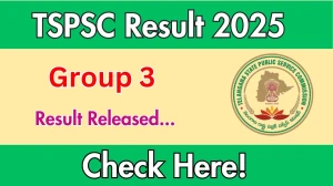TSPSC Group 3 Result 2025 Released. Direct Link to Check TSPSC Result 2025 tspsc.gov.in