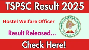 TSPSC Hostel Welfare Officer Final Result 2025 OUT. Direct Link to Check TSPSC HWO Result 2025 tspsc.gov.in TSPSC Hostel Welfare Officer Final Result 2025 OUT. Direct Link to Check TSPSC HWO Result 2025 tspsc.gov.in