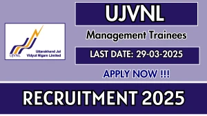 UJVNL Management Trainees Recruitment 2025 - Apply Offline UJVNL Management Trainees Recruitment 2025 - Apply Offline