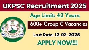 UKPSC Group C Recruitment 2025 - Apply Online for 613 Posts