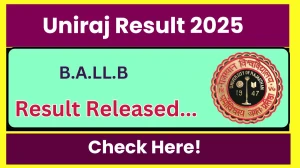 Uniraj Result 2025 Released at uniraj.ac.in Direct Link to Download Odd Semester Result