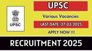 UPSC Assistant Professor Recruitment 2025 - Apply Online for 39 Posts