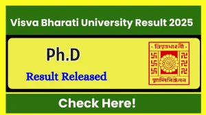 Visva Bharati Result 2025 Released at visvabharati.ac.in Direct Link to Download PG Course Result