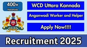 WCD Uttara Kannada Anganwadi Worker and Helper Recruitment 2025 - Apply Online for 491 Posts
