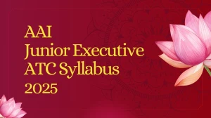 AAI Junior Executive ATC Syllabus 2025 Out Direct Link to Download Syllabus PDF here