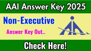 AAI Non Executive Answer Key 2025 Out aai.aero Download Non Executive Answer Key Here