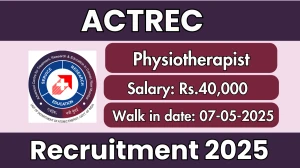 ACTREC Physiotherapist Recruitment 2025 – Walk in