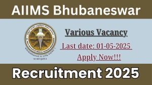 AIIMS Bhubaneswar Data entry operator Recruitment 2025 - Apply Online for 03 Posts Before May 01