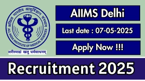 AIIMS Delhi Project Technical Support lll Recruitment 2025 - Apply Offline for 01 Posts Before May 07