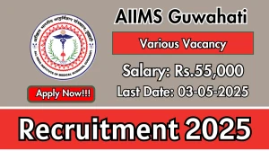 AIIMS Guwahati Recruitment 2025 - Apply Online for 03 NMHS Survey Coordinator, NMHS Field Data Collector Before May 03 AIIMS Guwahati Recruitment 2025 - Apply Online for 03 NMHS Survey Coordinator, NMHS Field Data Collector Before May 03