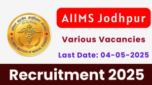 AIIMS Jodhpur Recruitment 2025 - Apply Offline for 41 Personal Assistant, Assistant Engineer and Other Posts