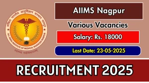 AIIMS Nagpur Recruitment 2025 - Apply Online for 05 Project Technical Support, Project Nurse Posts Before May 23