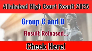 Allahabad High Court Group C and D Result 2025 Out at allahabadhighcourt.in, Direct Link to Download Result PDF Here