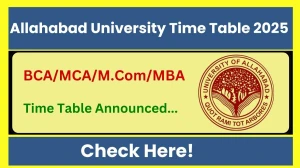 Allahabad University Time Table 2025 Announced @ allduniv.ac.in Details Here Allahabad University Time Table 2025 Announced @ allduniv.ac.in Details Here