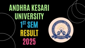 Andhra Kesari University 1st Sem Result 2025 Released at akuprakasam.ac.in Direct Link to Download UG Course Result