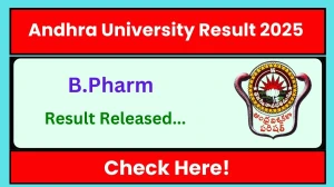 Andhra University Result 2025 Released at andhrauniversity.edu.in Direct Link to Download 5th Semester Result