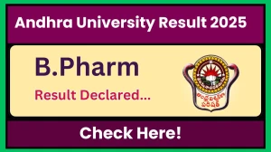 Andhra University Result 2025 Released at andhrauniversity.edu.in Direct Link to Download Fifth Semester Result