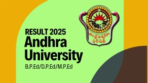 Andhra University Result 2025 Released at andhrauniversity.edu.in Direct Link to Download 1st Semester Result