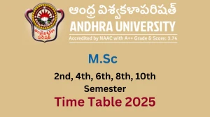 Andhra University Time Table 2025 Announced @ andhrauniversity.edu.in Details Here