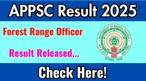 APPSC FRO Result 2025 Out at psc.ap.gov.in, Direct Link to Download Result PDF Here