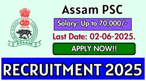 Assam PSC Junior Engineer Recruitment 2025 - Apply Online for 32 Posts