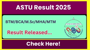 ASTU Result 2025 Released at astu.ac.in Direct Link to Download Odd Semester Result ASTU Result 2025 Released at astu.ac.in Direct Link to Download Odd Semester Result