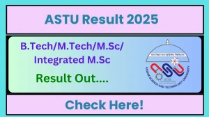 ASTU Result 2025 Released at astu.ac.in Direct Link to Download Odd Semester Result