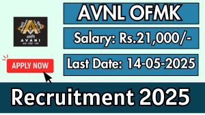 AVNL OFMK Junior Technician Recruitment 2025 - Apply Offline for 20 Posts Before May 14