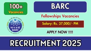 BARC Junior Research Fellowships Recruitment 2025 - Apply Online for 105 Posts Before May 19 BARC Junior Research Fellowships Recruitment 2025 - Apply Online for 105 Posts Before May 19