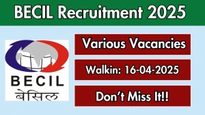 BECIL Recruitment 2025 – Walk in for 05 Social Worker, PICU Technician and Other Posts