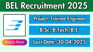 BEL Recruitment 2025 - Apply Offline for 07 Project Engineer, Trainee Engineer Posts