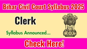 Bihar Civil Court Clerk Syllabus 2025 and Exam Pattern Download PDF Bihar Civil Court Clerk Syllabus 2025 and Exam Pattern Download PDF