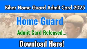 Bihar Home Guard Admit Card 2025 OUT For Physical Test Download Link ekamaan.bihar.gov.in