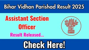 Bihar Vidhan Parishad ASO Result 2025 Out at vidhansabha.bih.nic.in, Direct Link to Download Result PDF Here
